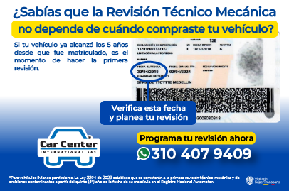 Plazo para la revisión técnico-mecánica